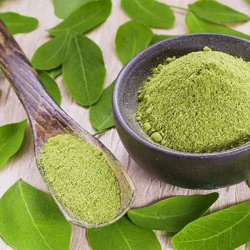 Pure Moringa Powder, Color : Green, Packaging Type : Bag