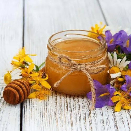 Pure Multiflora Honey, Color : Golden