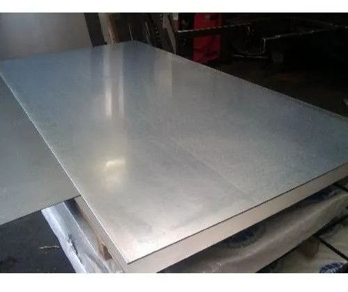 Plain Smooth Steel Galvanized Gp Sheets, Color : Silver