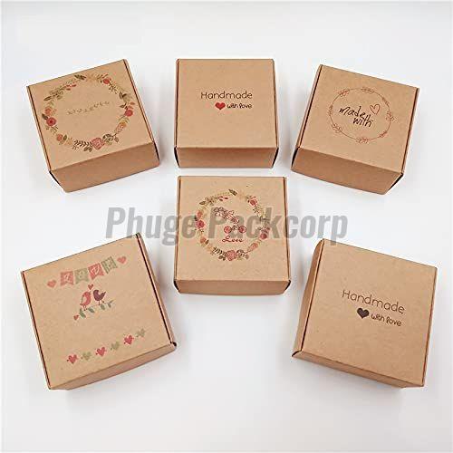 Paper Printed Soap Corrugated Packaging Box, Color : Brown