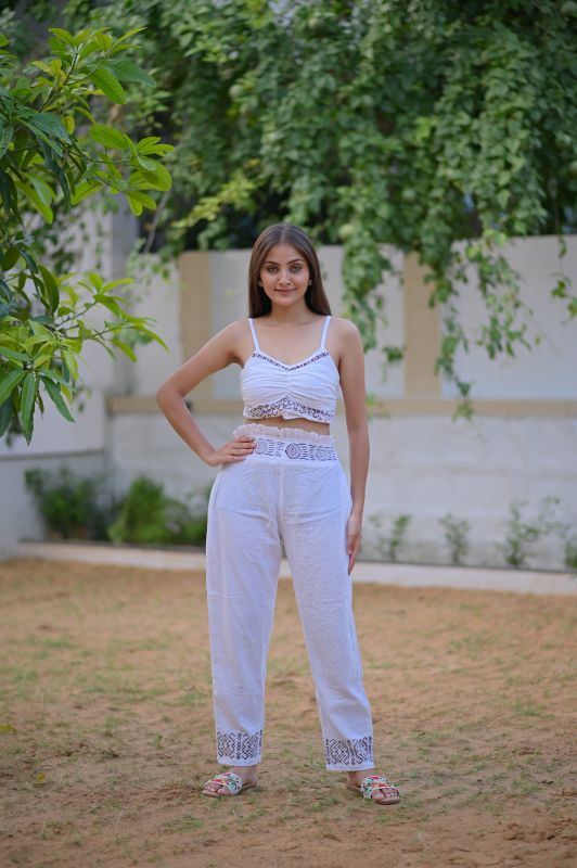 Three Piece Button Women Co Ord Set