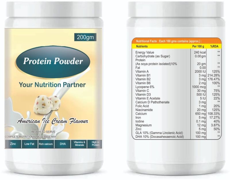 American Ice Cream Flavour Protein Powder