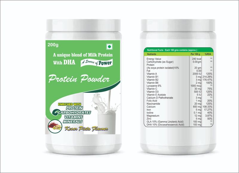 DHA Kesar Pista Flavour Protein Powder