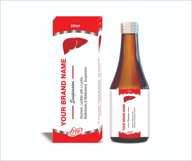 Silymarin Lecithin with L-Lysine Multivitamin and Multimineral Suspension