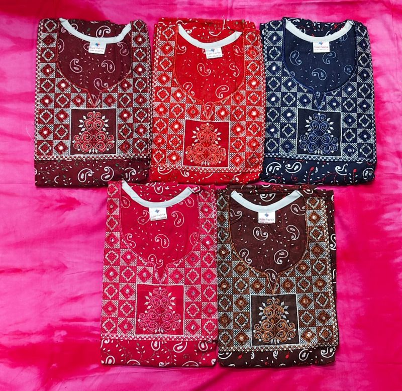 Ladies Printed Cotton Nighties