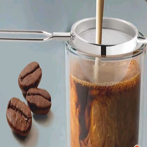 Stainless Steel Coffee Strainer, Color : Silver 7, 8, 8.5 Cm