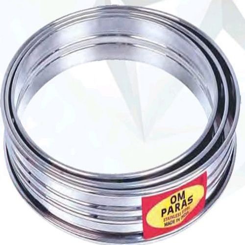 Stainless Steel Hot Pot Ring Stand, Color : Silver