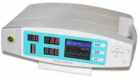 Plastic Contec Tabletop Pulse Oximeter, Color : White