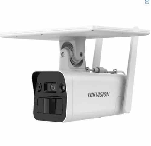 Plastic 2MP Hikvision Solar CCTV Camera, Color : White for Outdoor