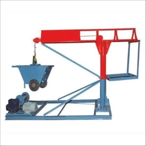 Mild Steel Monkey Hoist Lifting Machine, Brand Name : Om Industries