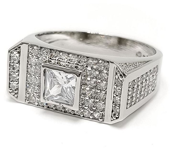 Square Roman Diamond Rolex Ring