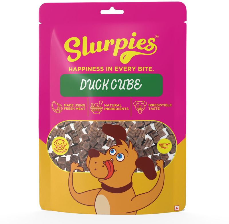 70 Gm Slurpies Duck Cubes Dog Food