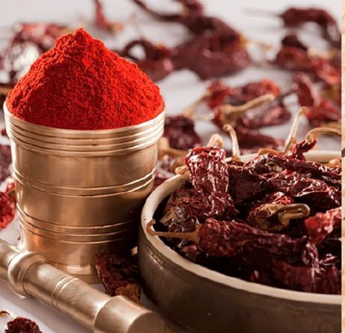 Teja Red Chilli Powder, Packaging Size : 5-25kg for Cooking