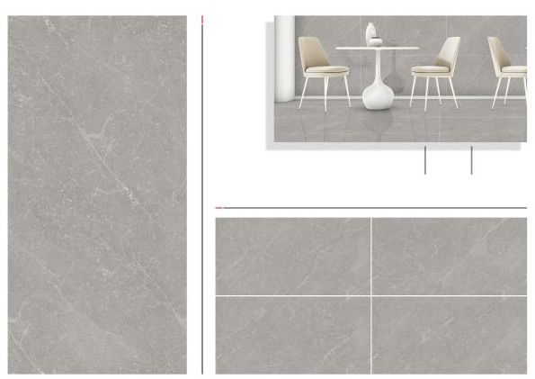Polished Grey Ceramic Floor Tiles