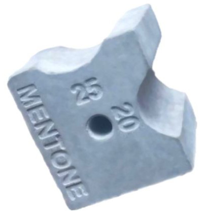 Plain Polished Solid Ms2025 RCC Cover Blocks, Color : Grey