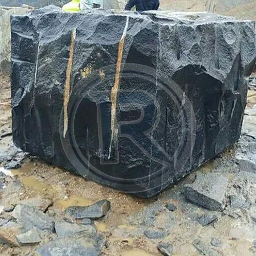 Black Rough Granite Block for Construction