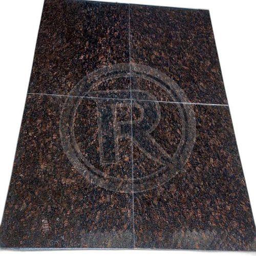 Tan Brown Granite Tiles, Thickness : 10mm for Flooring Wall Cladding