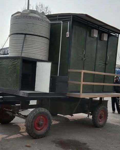 4 Seater Mobile Toilet Van