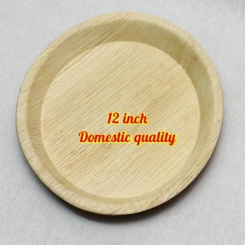 12 Inch 4cp Round Areca Leaf Plate