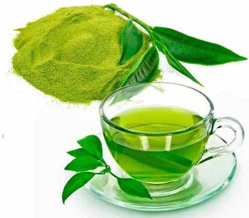 Organic Green Tea Leaves Powder for Beverage Preparation