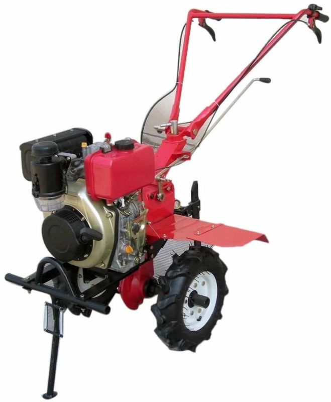 7 HP Red Diesel Power Tiller
