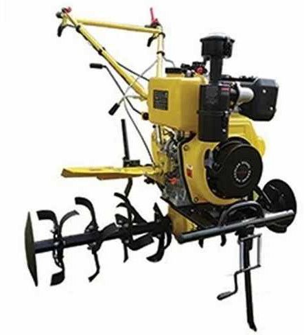 9 HP Yellow Diesel Power Tiller