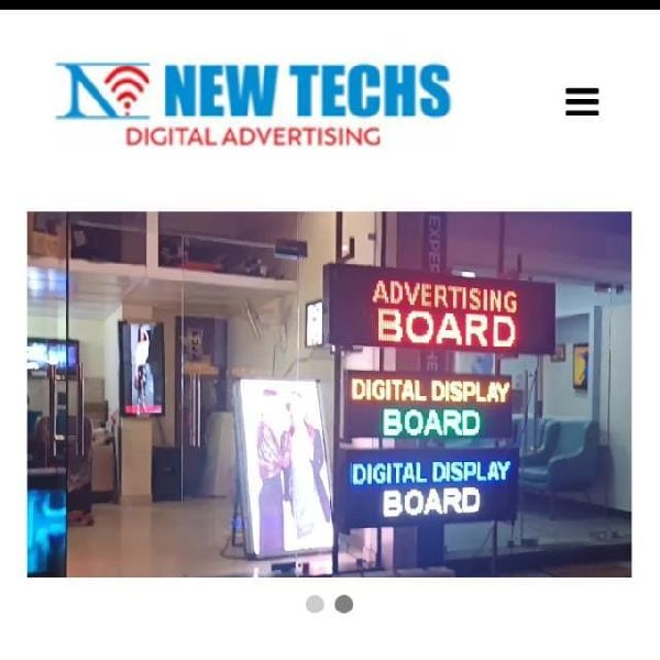 LED Signs, Color : Black & White Coasterra Sizes