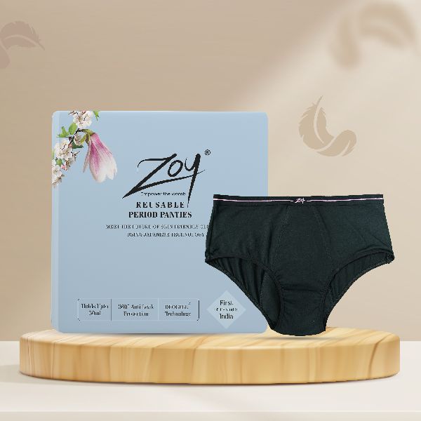 Plain Pure Cotton Reusable Period Panty XXL Daily Wear