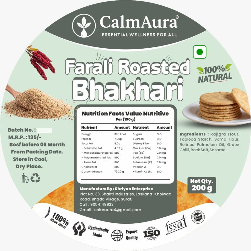 Farali Roasted Bhakhari