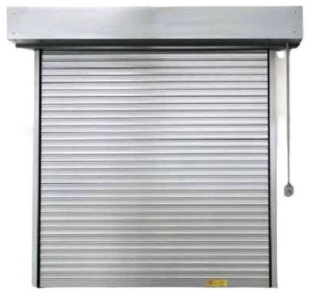 Plain Steel Shutters, Color : Silver for Shop, Secure Surroundings