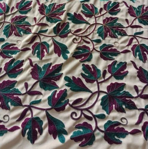 Silk Crewel Fabric