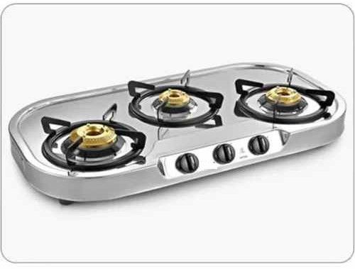Manual Three Burner Stoves, Certification : ISI Certified