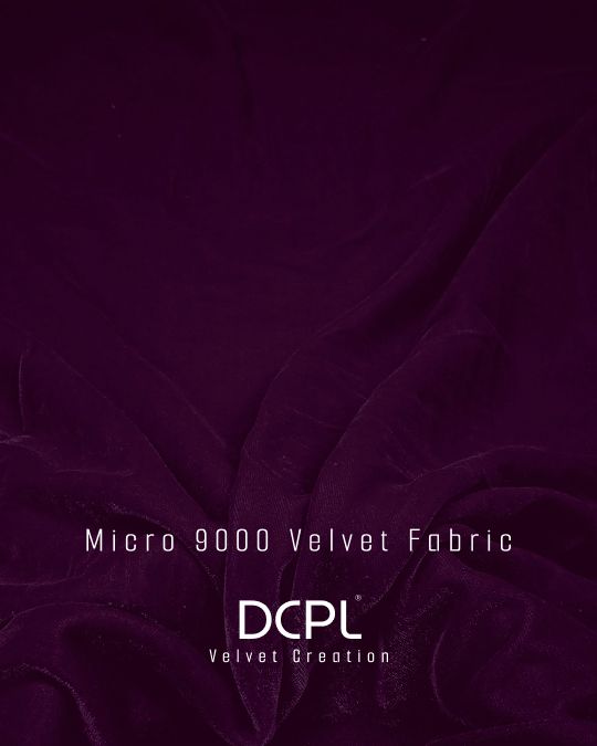 Purple Soft Plush 9000 GSM Micro Velvet Fabric