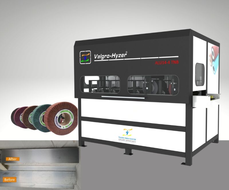 Valgro Aluminium Profile Brushing Machine