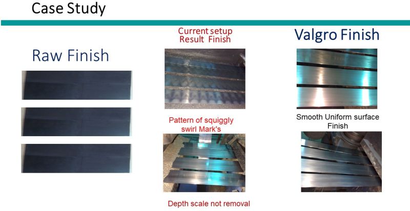 Valgro Dry Grinding Hard Temper Strip Machine