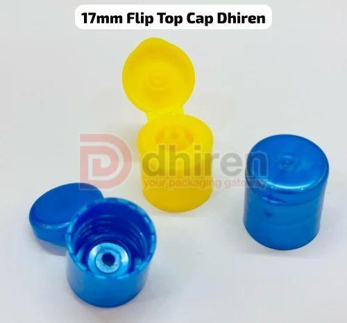 Plastic 17mm Flip Top Bottle Cap, Brand Name : Dhiren