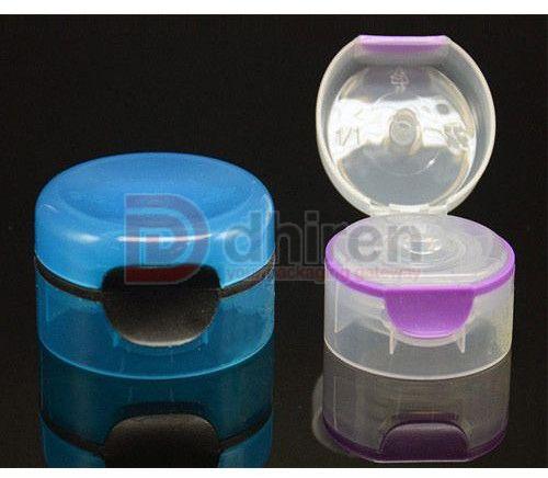 Cosmetic Bottles Plastic Flip Top Cap, Brand Name : Dhiren