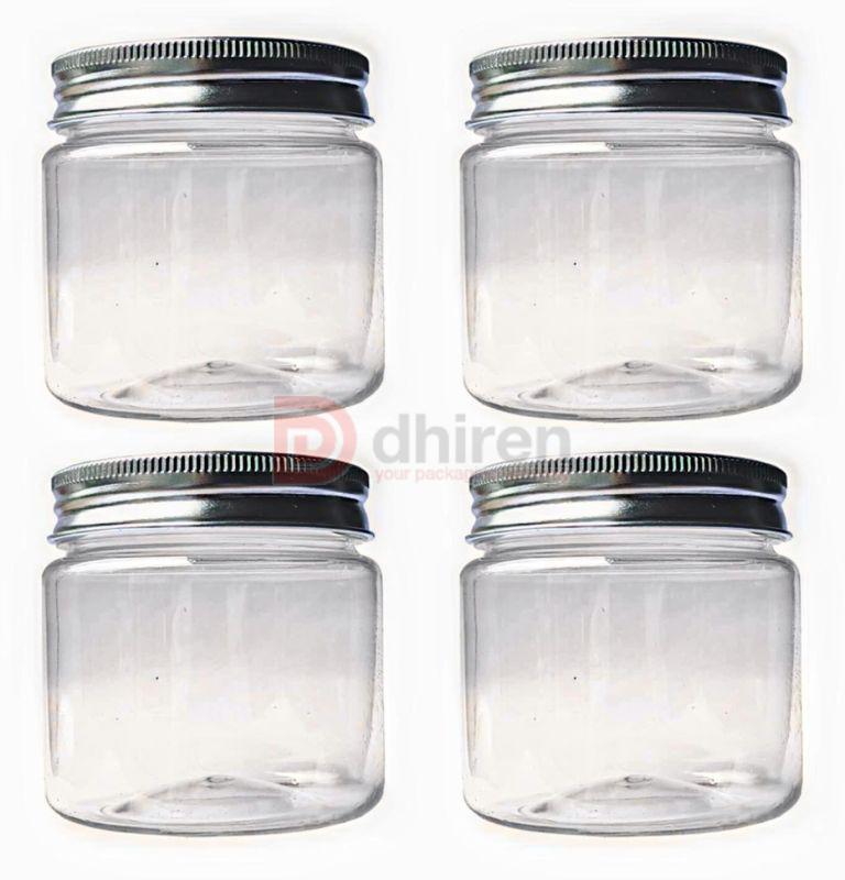 Transparent Round Glass Jar