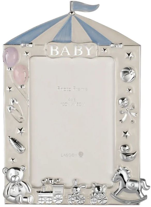 Baby Castle Photo Frame Blue