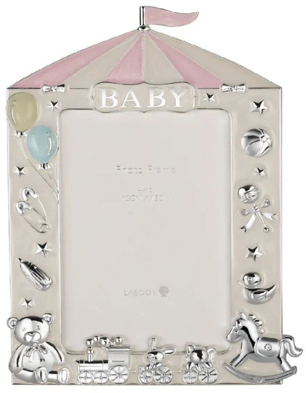 Baby Castle Photo Frame Pink