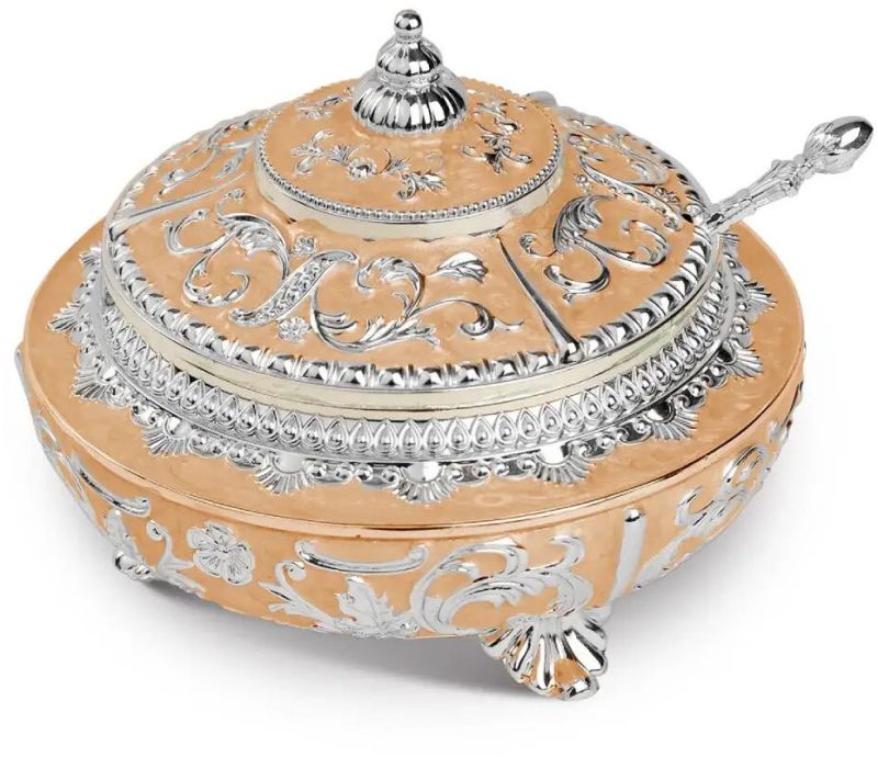 Enamel Sugar Pot Peach