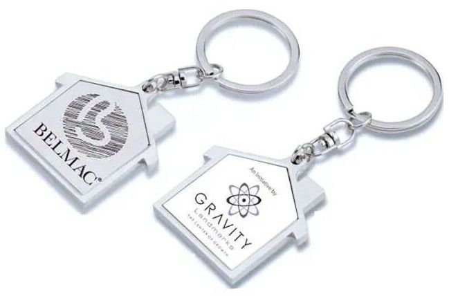 House Sublimation Keychain