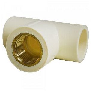 Brp CPVC Brass Tee