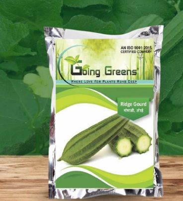 Hybrid Ridge Gourd Seeds, Pack Size : 50 Gm
