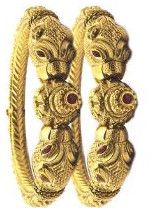 Dhariyith Expensive Antique Gold Bangles