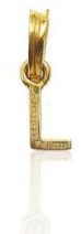 Dianna Alphabet Gold Pendant
