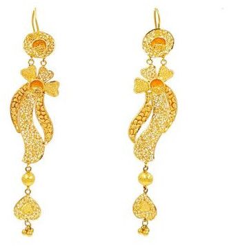 Gold Hanging Earrings