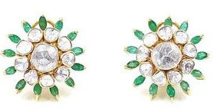 Modern Look Polki Stud Earring