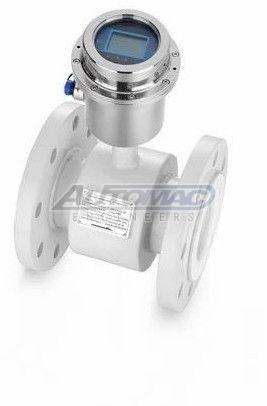 Battery Powered Electromagnetic Flow Meter, Brand Name : Automac