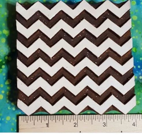 Square Wooden Printing Block